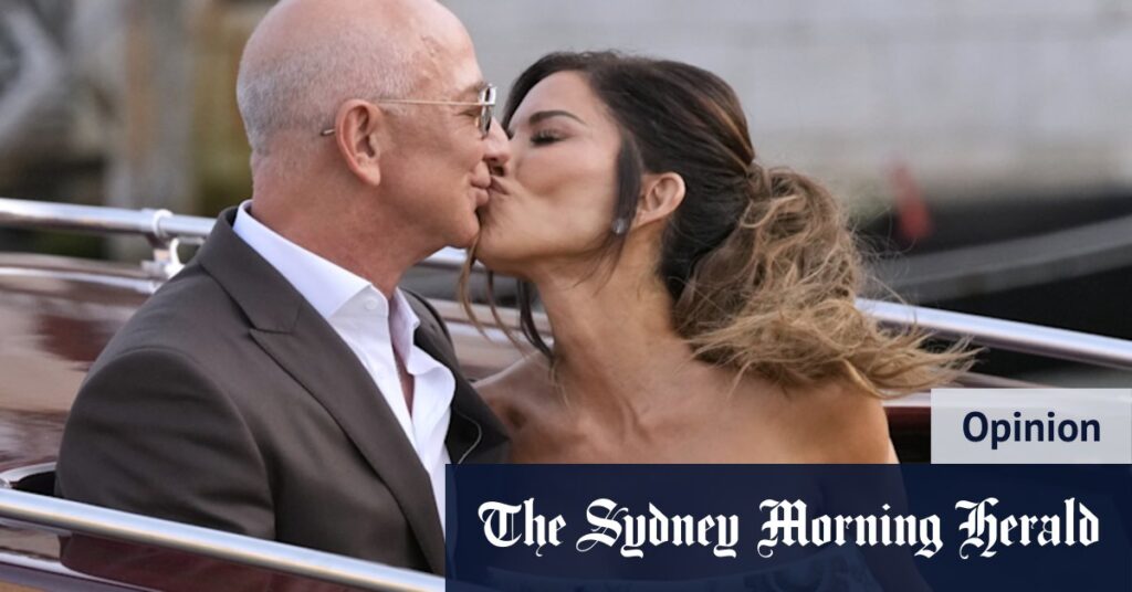 The Bezos-Sanchez wedding party proves it – the age of vulgarity is upon us