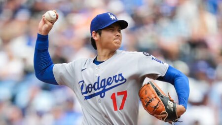 Shohei Ohtani’s pitch sets personal record; Dodgers star continues to ramp up pitching activity