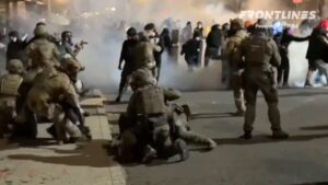 Suspected ICE facility attackers arrested in blue city, charged with assaulting federal officers