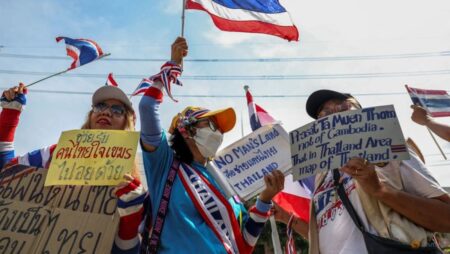 Thailand and Cambodia reinforcing troops on disputed border after May skirmish, Thai minister says