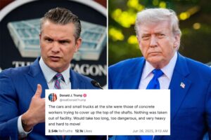 Trump, Hegseth reject suggestion Iran moved uranium before US strikes: ‘Nothing was taken out’