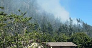 Out-of-control wildfire burning in Squamish, people asked to avoid area