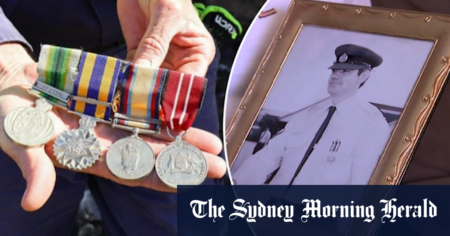 Family’s elation after war medals found in tip