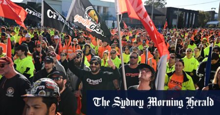 Protests roll into second day after CFMEU High Court ruling