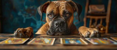 What are dogs and cats thinking when they stare at us? A pet tarot reading can provide answers