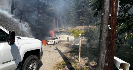Okanagan fire officials urge vigilance amid early season heat, pair of ‘close-call fires’