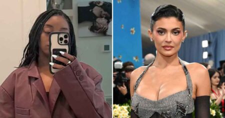 Simone Biles Hilariously Calls Out Kylie Jenner For Beyond Oversized Khy Blazer: ‘A Crime’