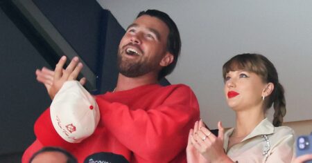 Taylor Swift and Travis Kelce Sweetly Hold Hands During Stanley Cup Finals Date Night