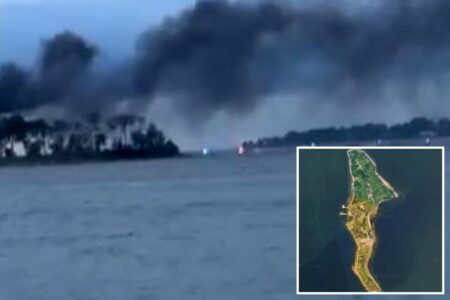 Rescuers rush to pull nearly 2 dozen victims out of water near the Bronx after boat bursts into flames