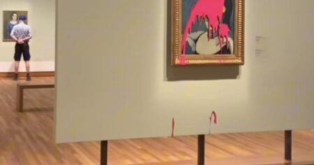 Climate activist throws paint on Picasso painting at Montreal museum