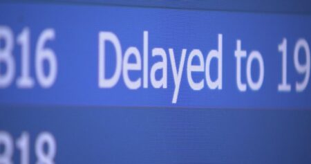 Flight delays at YVR due to air traffic controller shortage