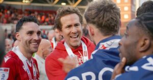 Ryan Reynolds Jokes He Felt ‘Adult Diaper Nervous’ Ahead of Wrexham’s History-Making Promotion
