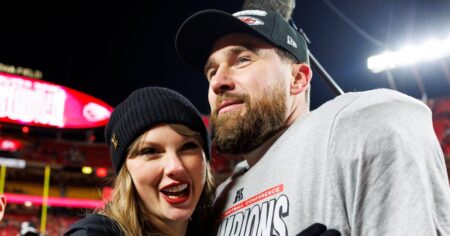Taylor Swift and Travis Kelce Hold Hands While Leaving NYC Restaurant After Sweet Date Night