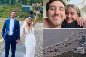 Honeymoon ends in tragedy as lightning strike claims newlywed’s life on Florida beach