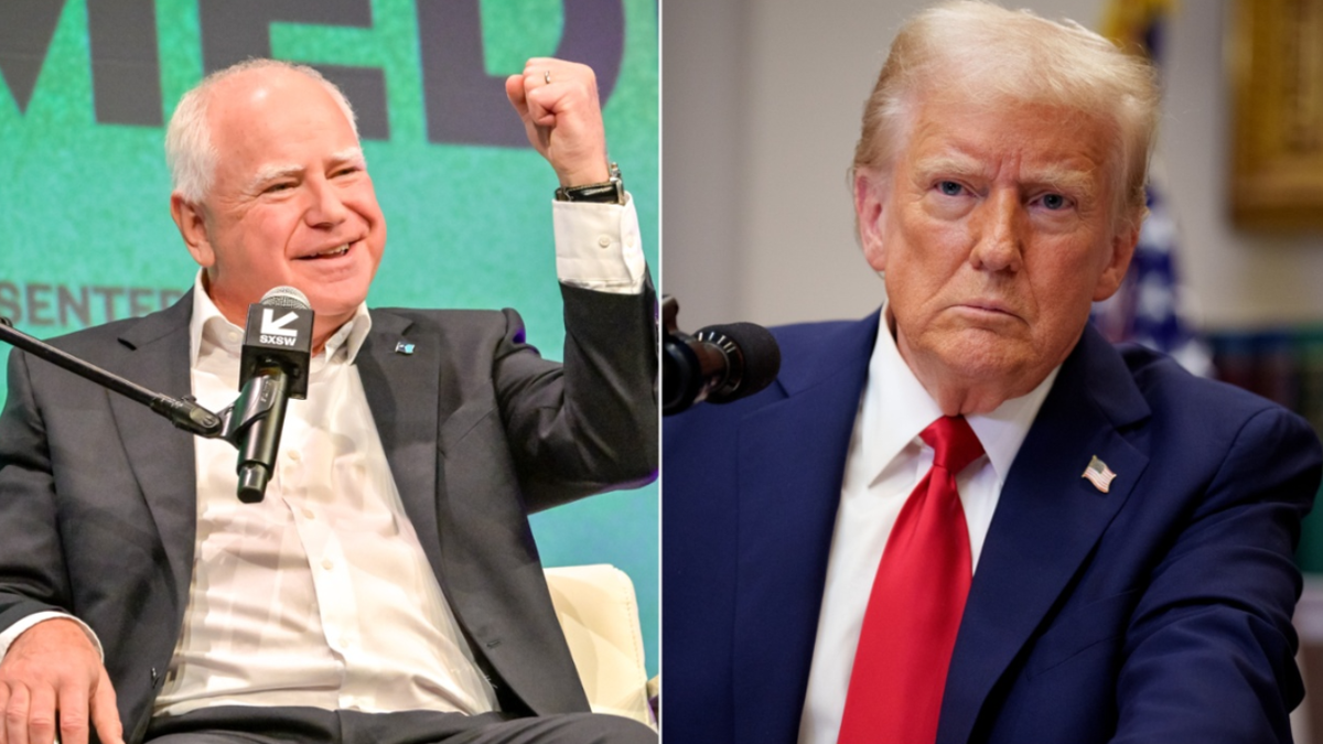 Walz and Trump
