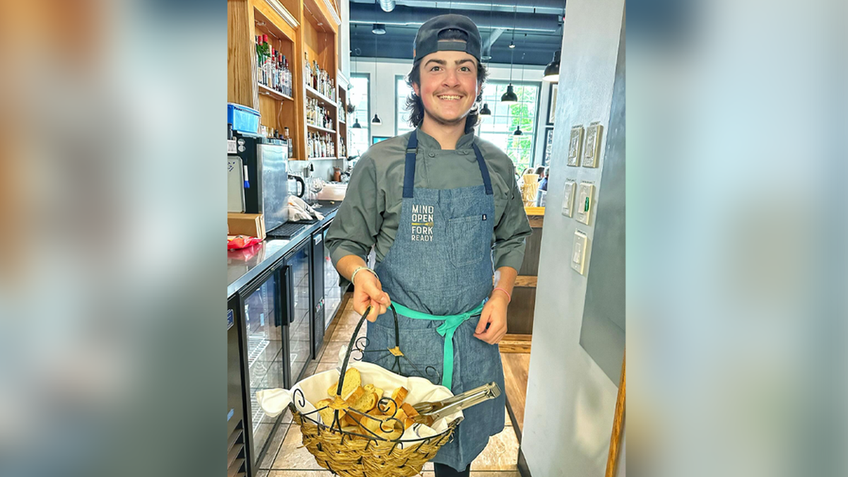 Image of Aiden Sloan at work