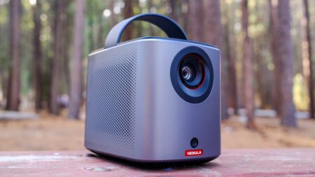 I Like to Watch TV on Camping Trips, and an iPad Doesn’t Cut It, So I Pack This Portable Projector