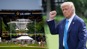 Trump’s military parade honoring Army’s founding threatened by protests, thunderstorms