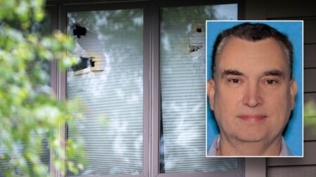 Dramatic photos show Minnesota lawmaker’s home damaged in shooting as manhunt for suspect continues