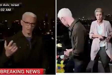 Anderson Cooper Forced To Take Shelter In Israel While Live On Air
