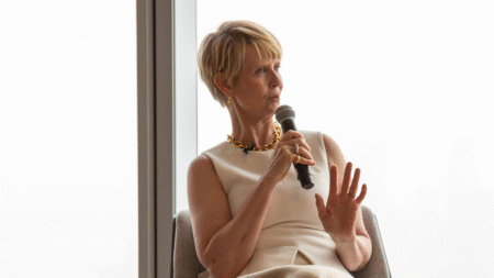 Cynthia Nixon Says Her Son Is on ‘Hunger Strike’ in Support of Gaza
