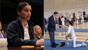 Women’s fencer who knelt in protest of trans athlete reacts to USA Fencing reversal of controversial policies