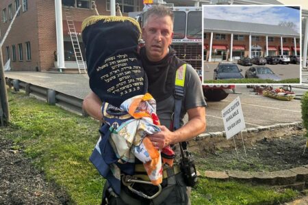 Long Island firefighter who heroically saved Torah from fire brushes off praise: ‘I’m no hero’