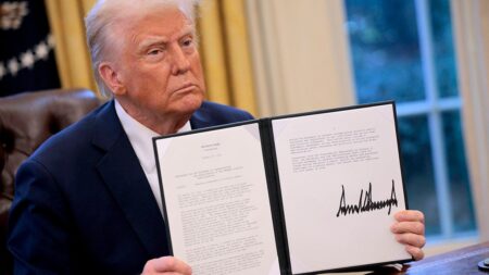 Florida Republican’s bill would make Trump orders permanent in bid for US ‘dominance’ in key industry
