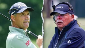 Padraig Harrington clashes with ex-PGA Tour pro Roger Maltbie over golf etiquette at US Senior Open