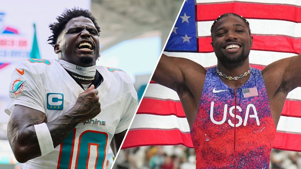 Olympic gold medalist Noah Lyles calls off speed showdown against Tyreek Hill, cites ‘personal reasons’
