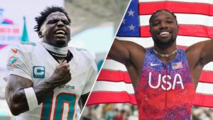 Olympic gold medalist Noah Lyles calls off speed showdown against Tyreek Hill, cites ‘personal reasons’