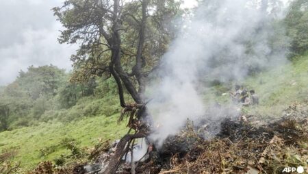 Toddler among seven killed in India chopper crash