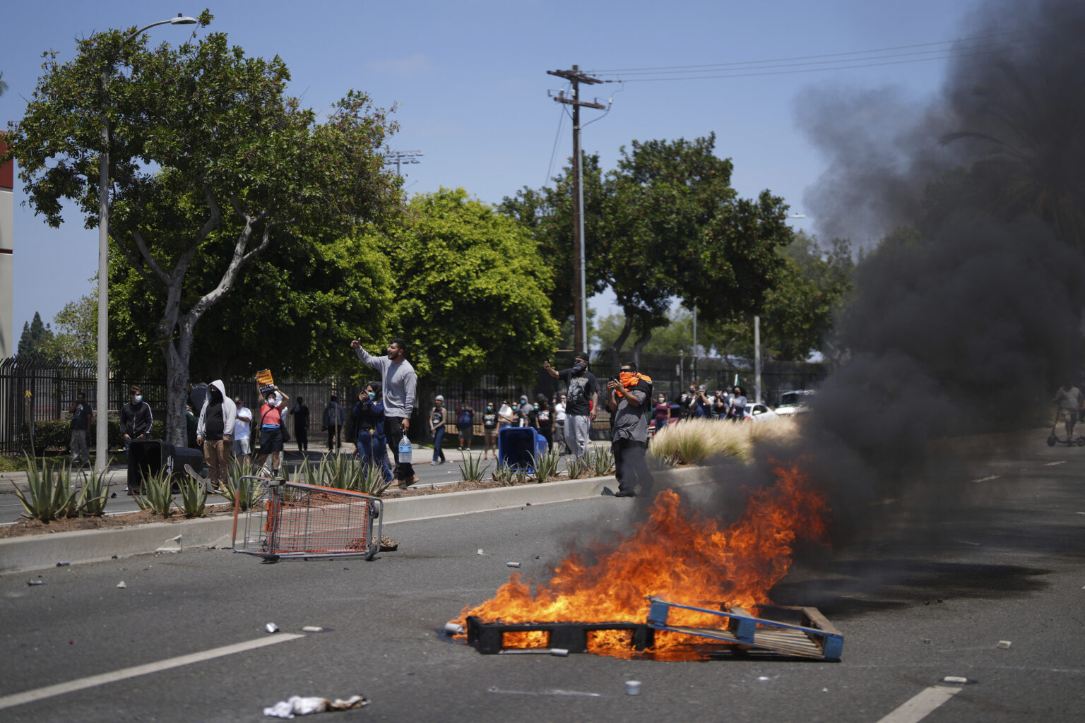 Protesters Clash With Police for Second Day Amid Ongoing LA ICE Raids