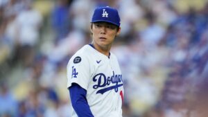 Dodgers’ Yoshinobu Yamamoto fails to complete immaculate inning after umpire’s controversial call
