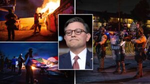 Johnson says Hegseth possibly sending Marines to anti-ICE riots not heavy-handed: ‘Deterring effect’