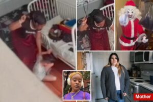 Exclusive | Disturbing video shows taxpayer-funded babysitter brutally beating NYC tots with a belt — and horrified family demands answers