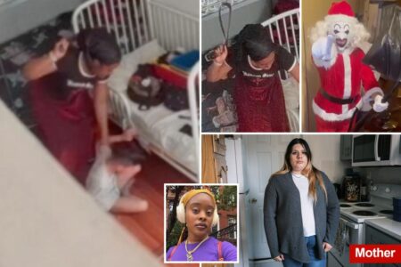 Exclusive | Disturbing video shows taxpayer-funded babysitter brutally beating NYC tots with a belt — and horrified family demands answers