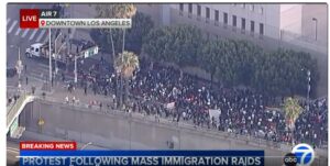 Hundreds in LA Protest ICE Raids as Mayor Says ‘We Will Not Stand for This’