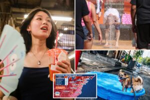 Dangerous heat wave scorching millions across the country causes road to buckle