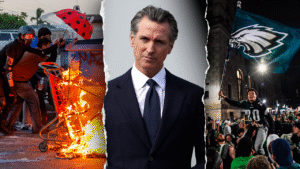 Newsom’s office compares LA riots against federal agents to sports celebrations