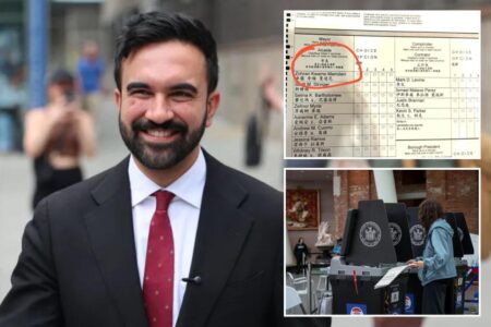 Early voters in NYC’s Democratic primary question why Zohran Mamdani listed first on mayoral ballot