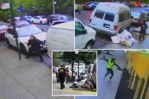 Heartbreaking video captures desperate pleas from bystanders as NYC shooting victim lay dying in street: ‘Keep breathing’