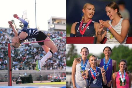 Transgender athlete wins 2 titles at California girls’ track and field finals as protests rage amid controversy