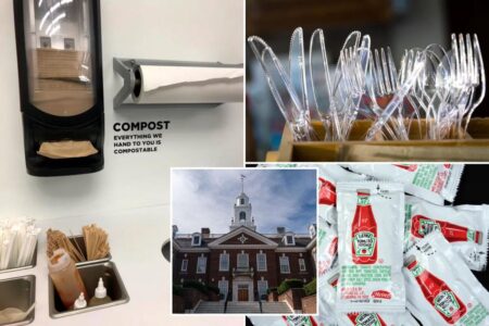 Restaurants may be banned from handing out ketchup packets, napkins under Delaware bill