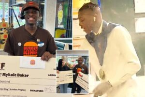 Burger King worker Mykale Baker who worked on graduation night makes college decision after viral TikTok, 1K fundraiser