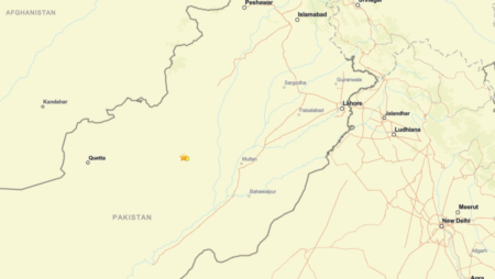 5.3-magnitude earthquake hits central Pakistan