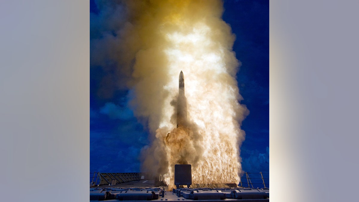 U.S. Navy fires SM-3 short-range guided missile
