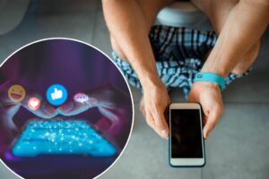 Here’s how many hours we spend using our phones on the toilet every year — and why doctors warn against it 