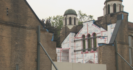 Iconic Toronto church marks 1 year since fire ripped through its walls