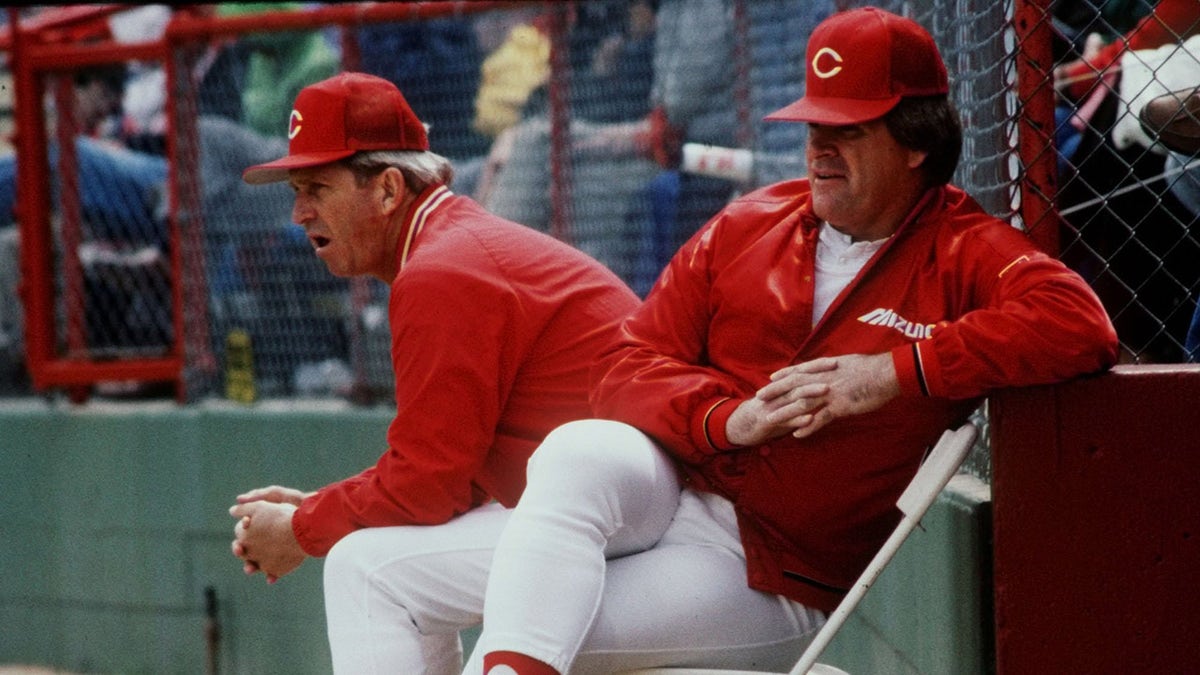 Tommy Helms and Pete Rose